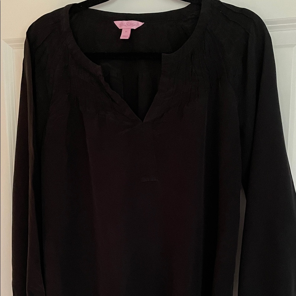 Lily Pulitzer Elegant Black Women's Top